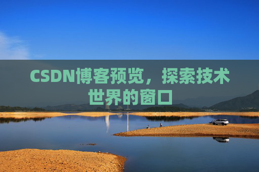 CSDN博客预览,探索技术世界的窗口